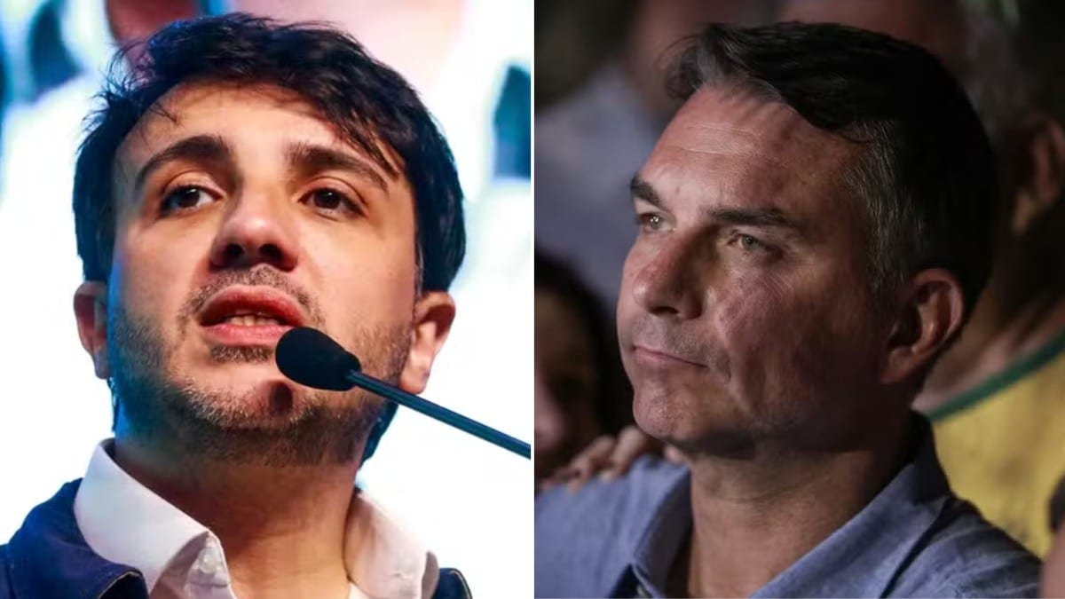 Renan Santos critica ida de Flávio Bolsonaro para os EUA: 'Não é a postura de um líder'