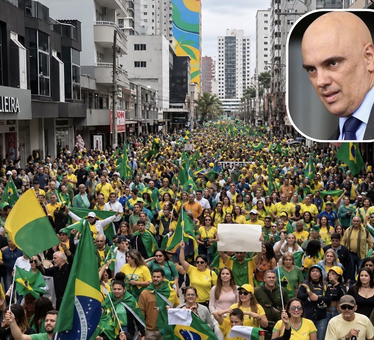 Cidades de Santa Catarina terão atos no 7 de Setembro pelo impeachment do ministro Alexandre de Moraes