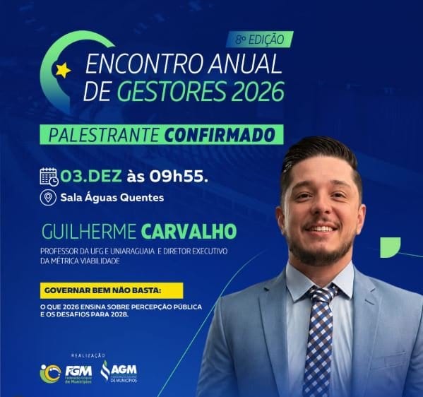 Cidades \ Goiânia \ FGM \ 8º Encontro Anual de Gestores 2026: Professor Guilherme Carvalho, estrategista de comunicação