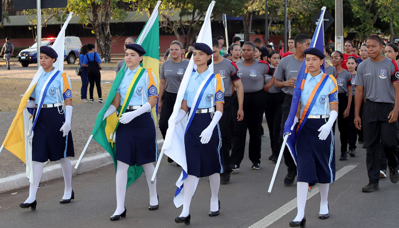 Desfile da Independência terá 1,7 mil estudantes e interdição de vias em Palmas