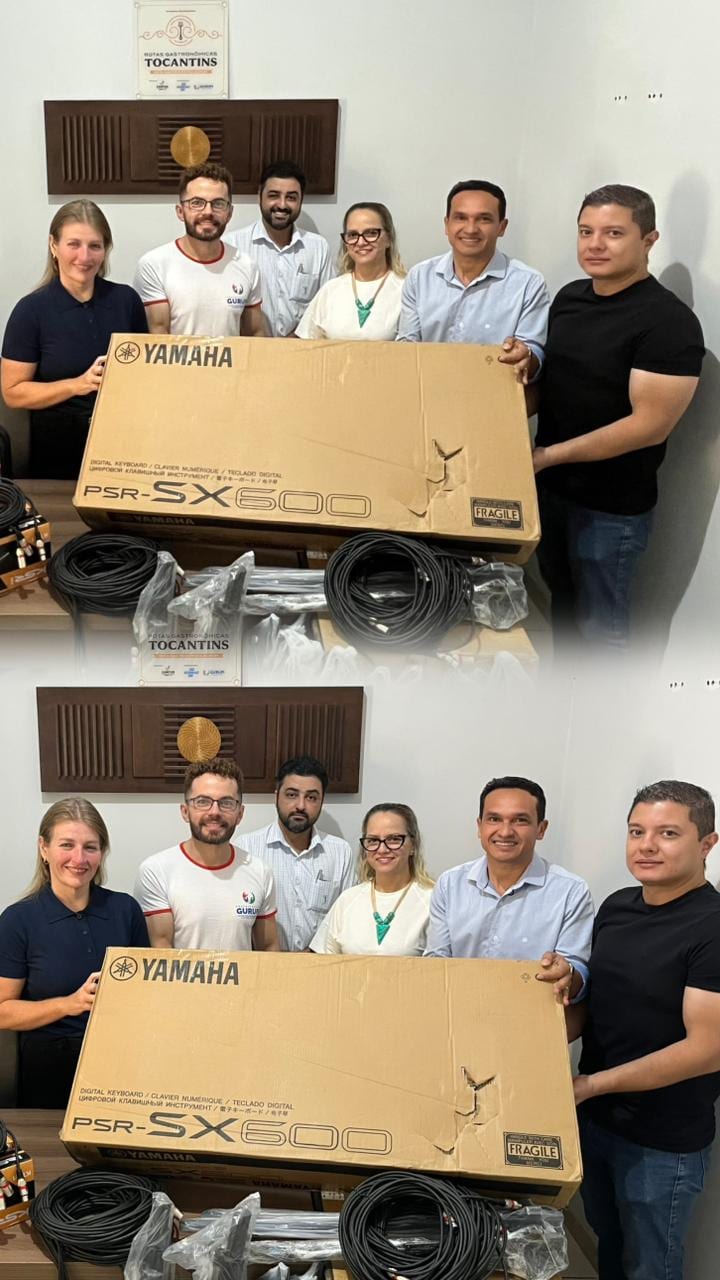 (DE DEMANDA A RESULTADO) – Vereador Walter Coelho acompanhou chegada de instrumentos musicais chegada destinados ao Cora