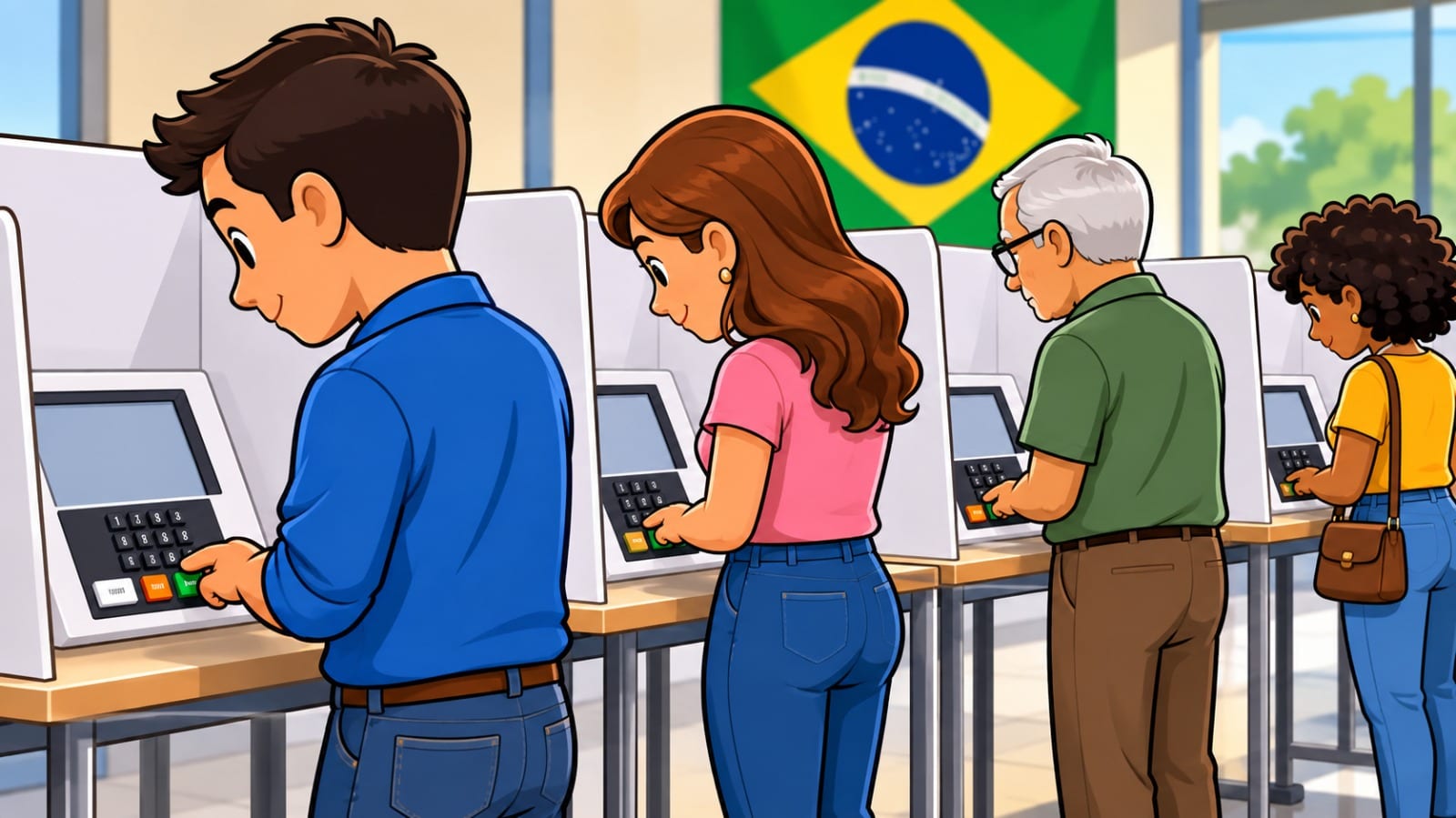 158,8 milhões vão às urnas em 4 de outubro; voto é secreto e individual