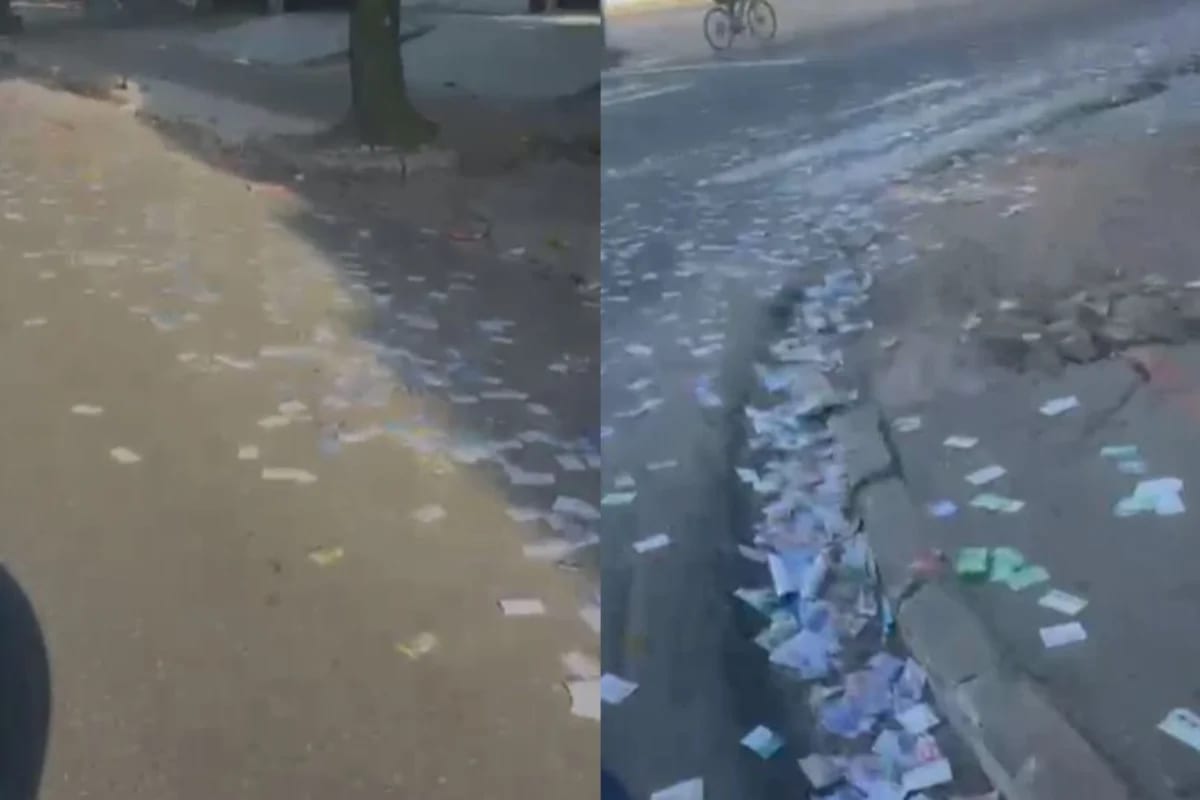 Belém amanhece com ruas cobertas por santinhos no dia da votação