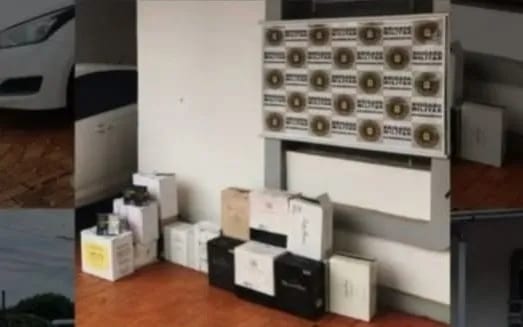 Brigada Militar apreende carga ilegal de bebidas e acessórios para celulares em Tuparendi