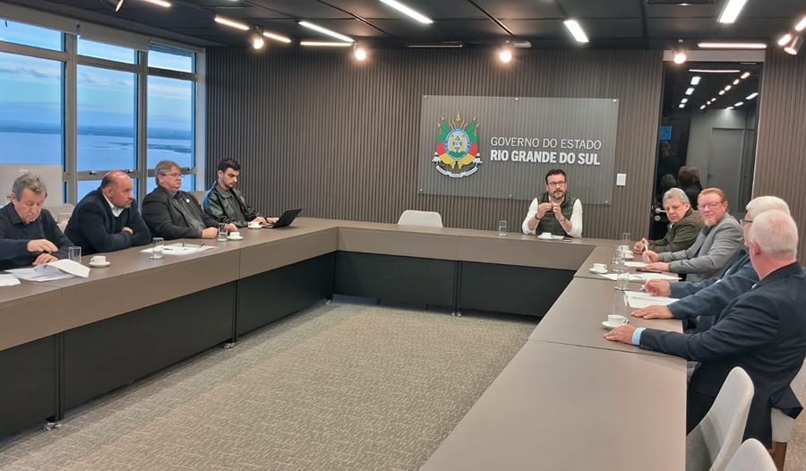 Prefeito Pilger foi a Porto Alegre para reunião sobre demandas da Região Celeiro