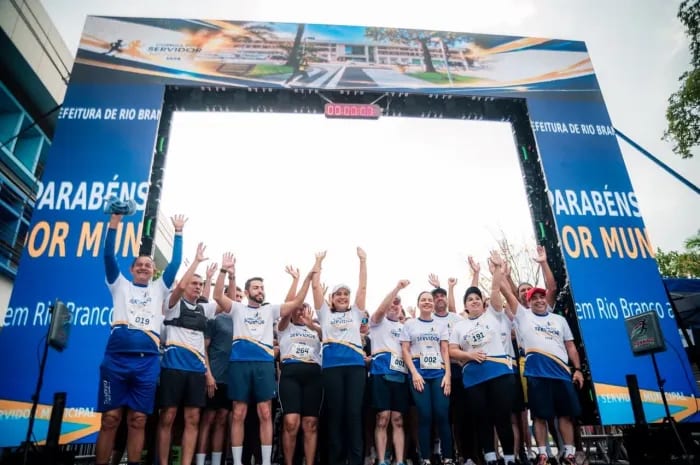 Governadora Mailza participa da 1ª Corrida do Servidor promovida pela Prefeitura de Rio Branco e reforça parceria com ge