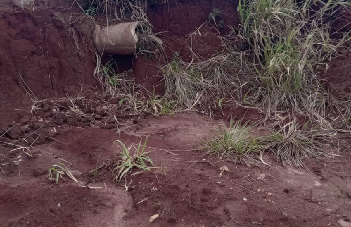 Pedido na Câmara cobra manutenção de canalização no acesso à estrada do Seringa