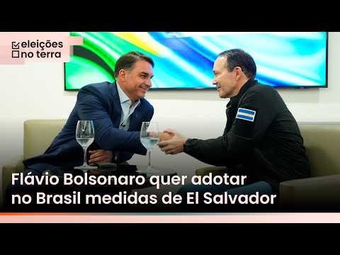 Flávio reúne-se com ministro de Bukele. Vem chumbo grosso para os bandidos.
