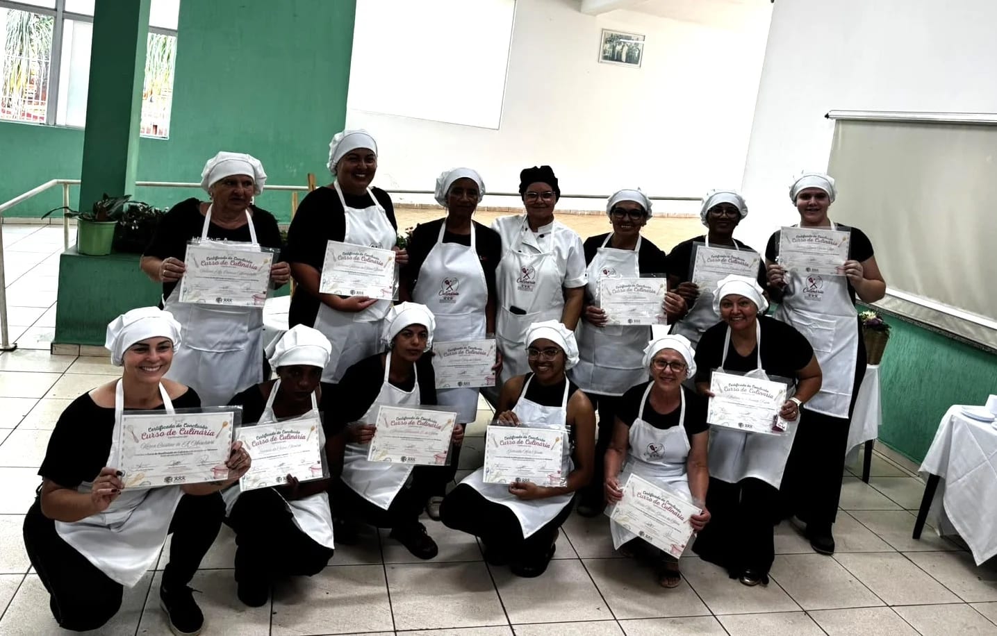 Fundo Social celebra conclusão de mais uma turma do Curso de Culinária