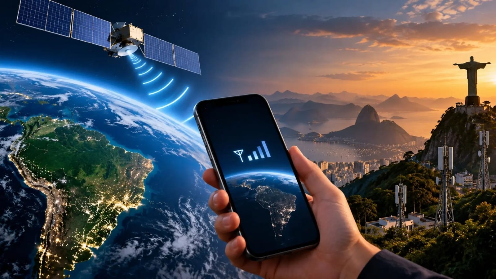 Starlink ganha espaço no Brasil e mira conexão de celulares diretamente por satélite