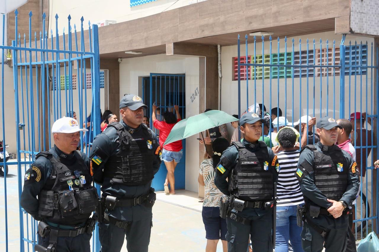 Eleição: quase 4,8 mil policiais atuam em Sergipe neste domingo