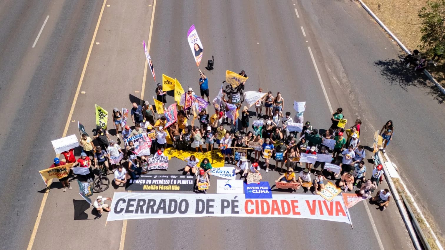 'Tem que taxar os bilionários': Marcha pelo Clima reúne ativistas em Brasília