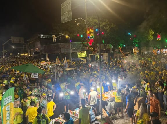João Pessoa tem ato de apoio a Flávio Bolsonaro antes do segundo turno presidencial