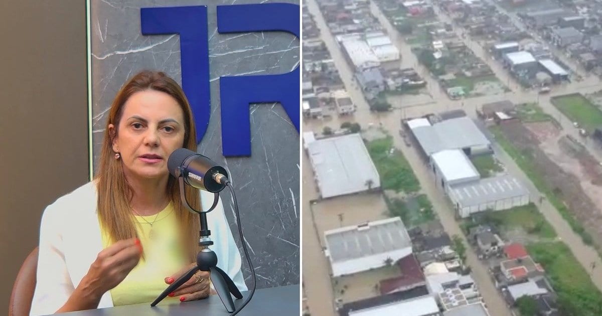 Nilza Simas diz que Itapema tinha enchente com 50 mm e cobra prevenção