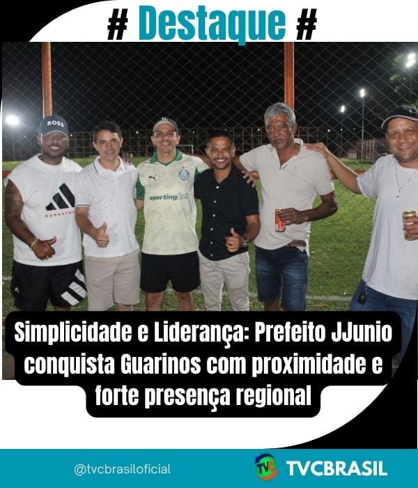 Simplicidade e Liderança: Prefeito JJunio conquista Guarinos com proximidade e forte presença regional