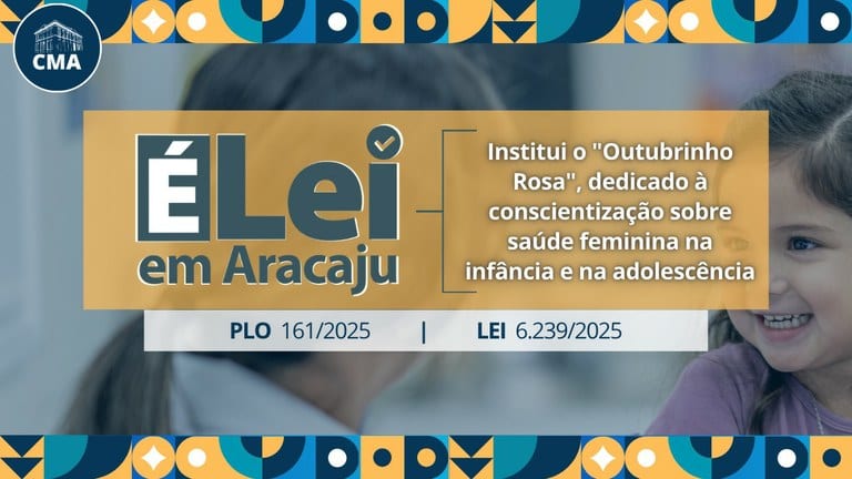 Câmara de Aracaju aprova lei que inclui ‘Outubrinho Rosa’ no calendário municipal
