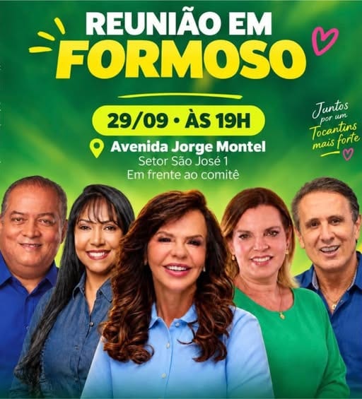 Coligação 'Juntos por um Tocantins mais Forte' faz reunião em Formoso do Araguaia