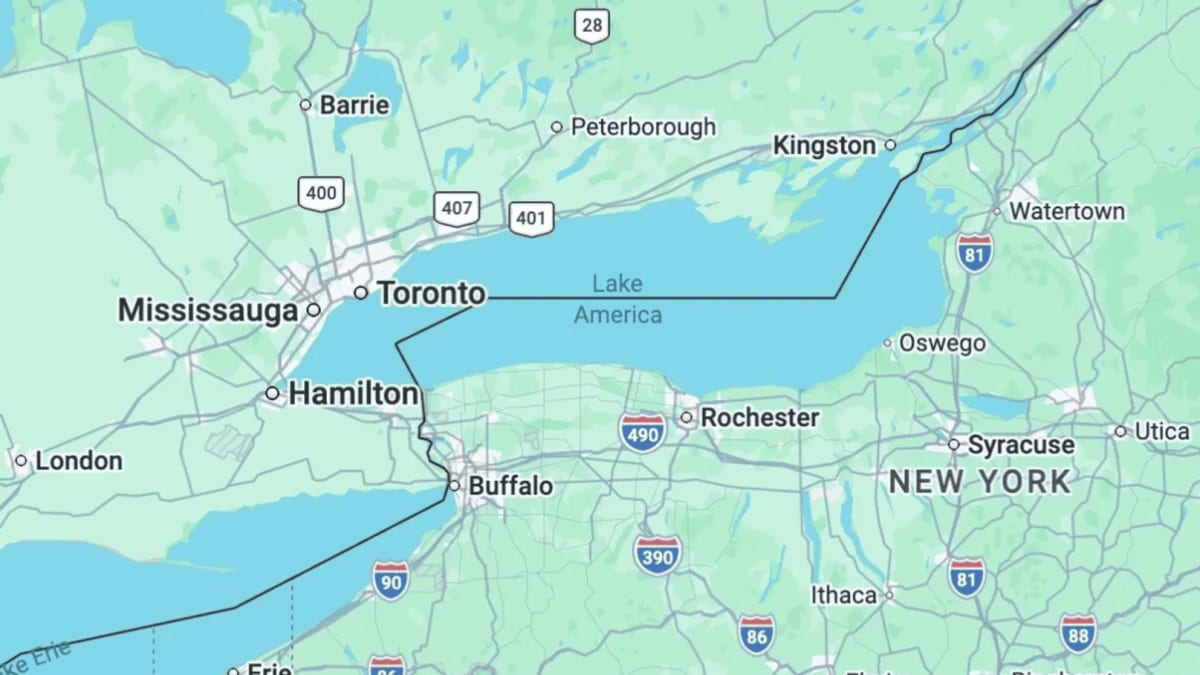 Google Maps cede a Trump e já mosta lago América e golfo da América