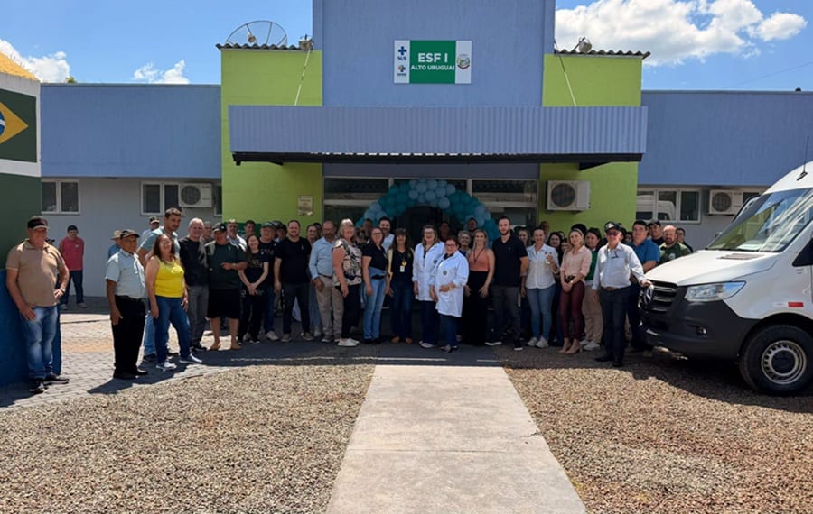 Reinaugurada a Unidade de Saúde do Alto Uruguai em Tiradentes do Sul