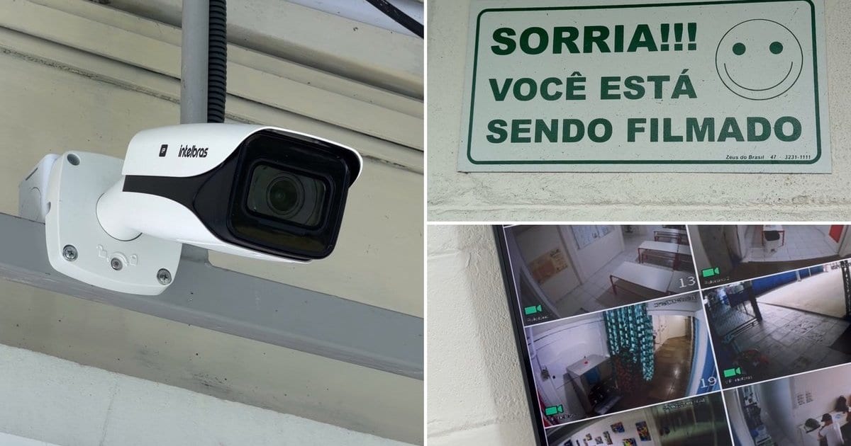 “Sorria, você está sendo filmado”: câmeras com IA monitoram quem entra nas escolas de BC