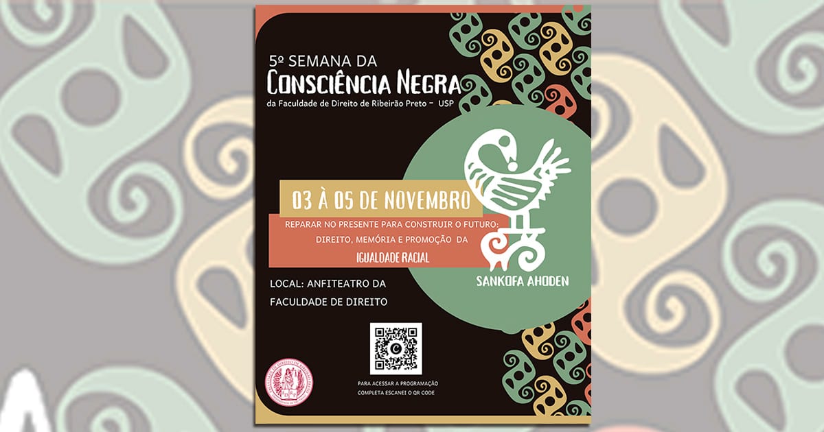 Reparação histórica pauta "Semana da Consciência Negra" na Faculdade de Direito de Ribeirão Preto