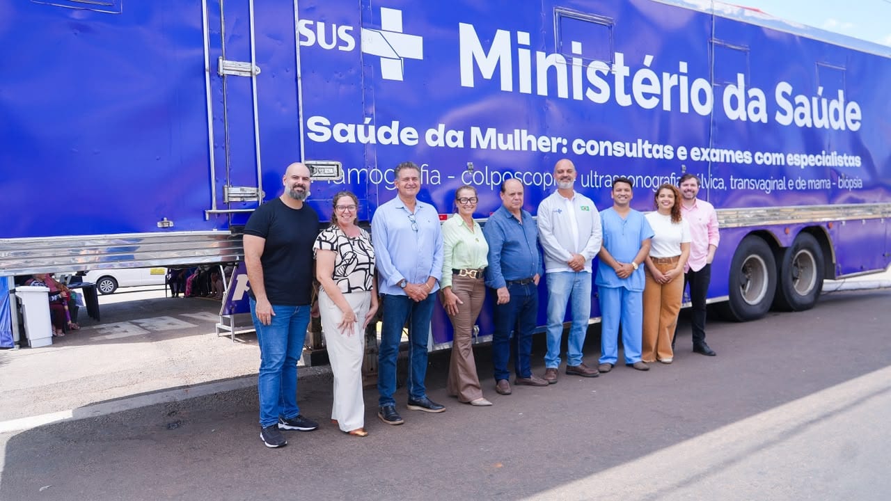 Carreta do Ministério da Saúde começa atendimento à saúde da mulher em Ceres nesta sexta (14)