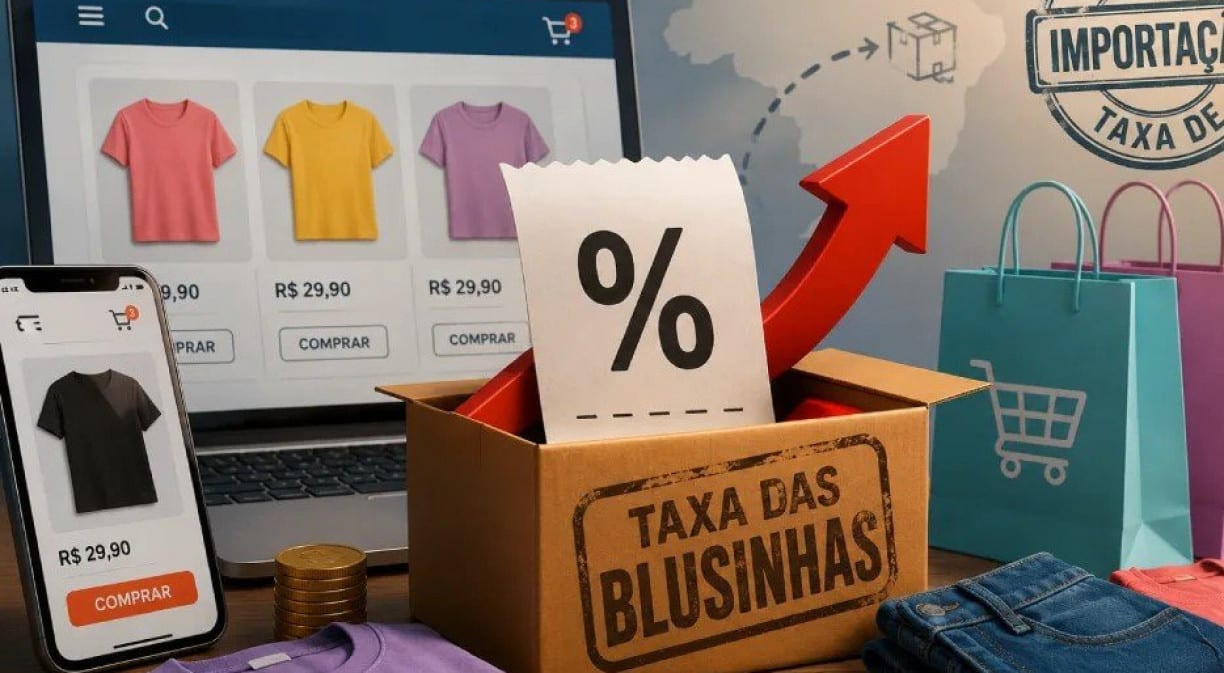 Taxa das blusinhas prejudicou mais micro e pequenas empresas que taxação dos Estados Unidos