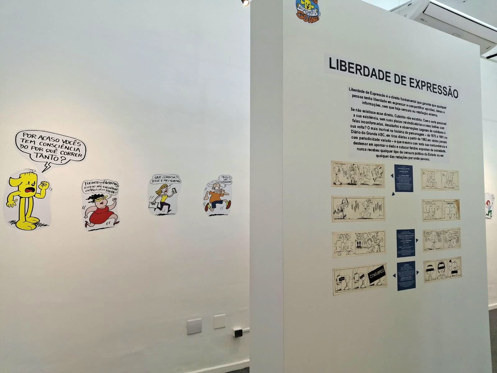 Cultura de São Caetano realiza exposição sobre os 50 anos de Cubinho, criação do cartunista Mario Mastrotti