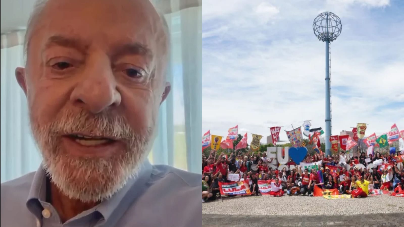 Lula manda recado a Ponta Grossa e pede mobilização no 2º turno