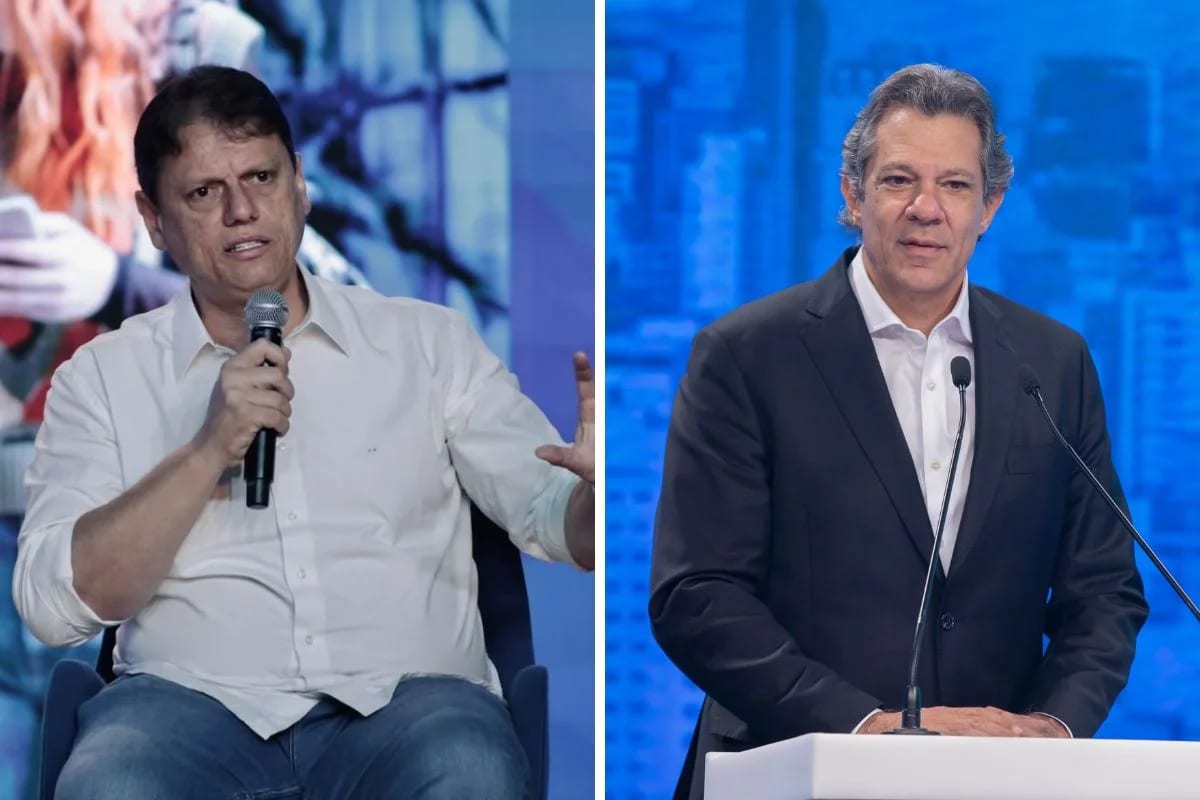 Paraná Pesquisas: Tarcísio 55,6% e Haddad 40,3% em São Paulo