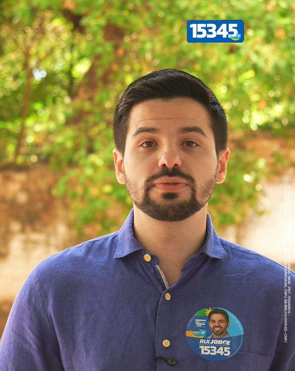 Mãe pede votos para Rui Jorge, 15-345, a deputado estadual