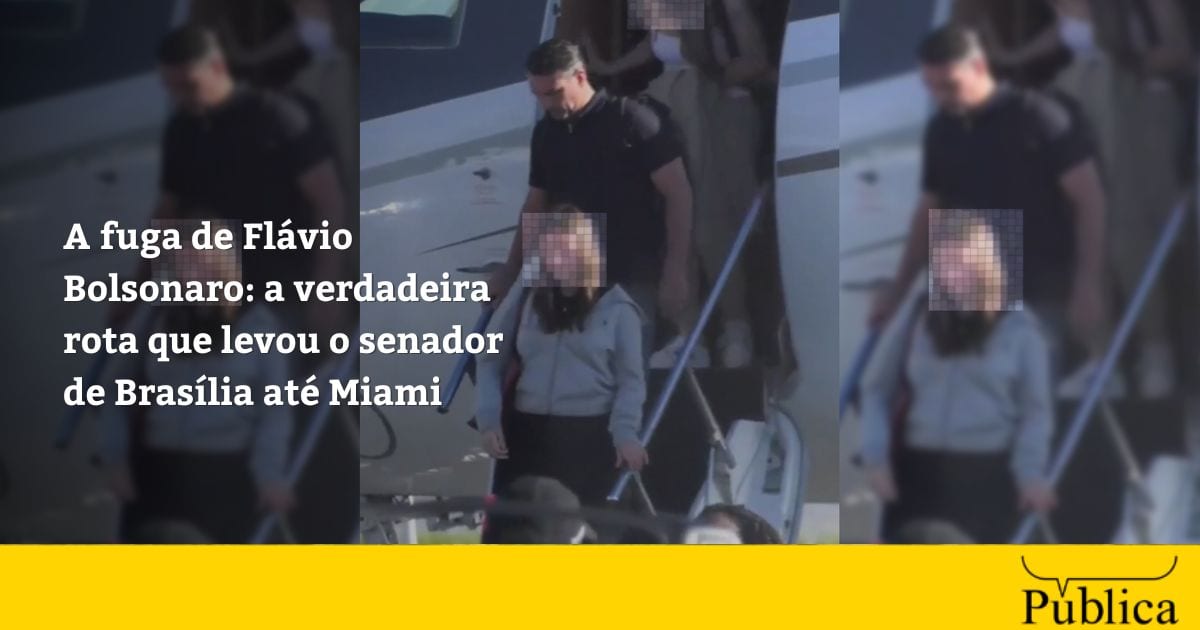 A fuga de Flávio Bolsonaro: a verdadeira rota que levou o senador de Brasília até Miami