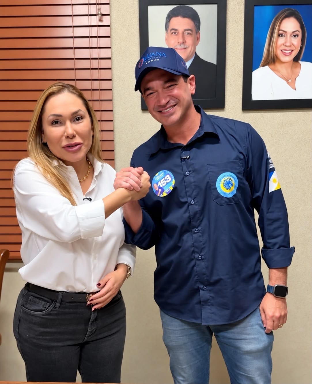 Luana Ribeiro anuncia apoio a Alexandre Guimarães e diz: “Esse é o meu voto: 153”