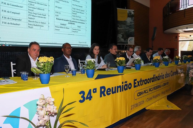 Comitês PCJ aprovam R$ 24 mi para saneamento e gestão hídrica em sete municípios
