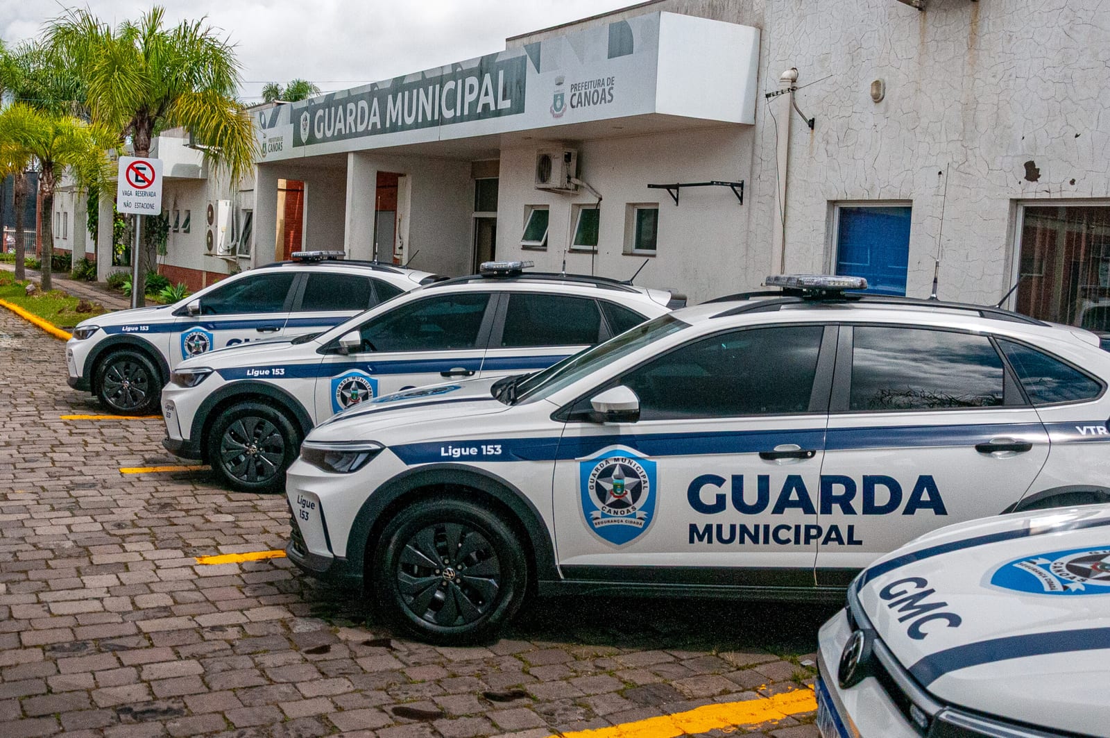 Guarda Municipal de Canoas recebe quatro novas viaturas