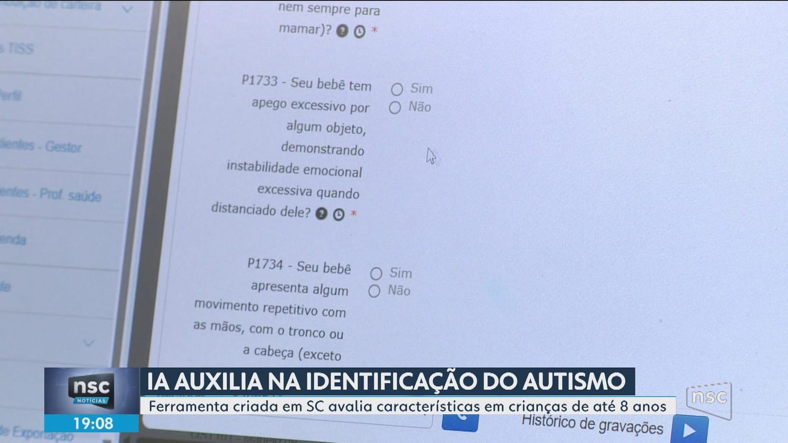 NSC publica vídeos de debate e reportagens de SC em 29/09/2026