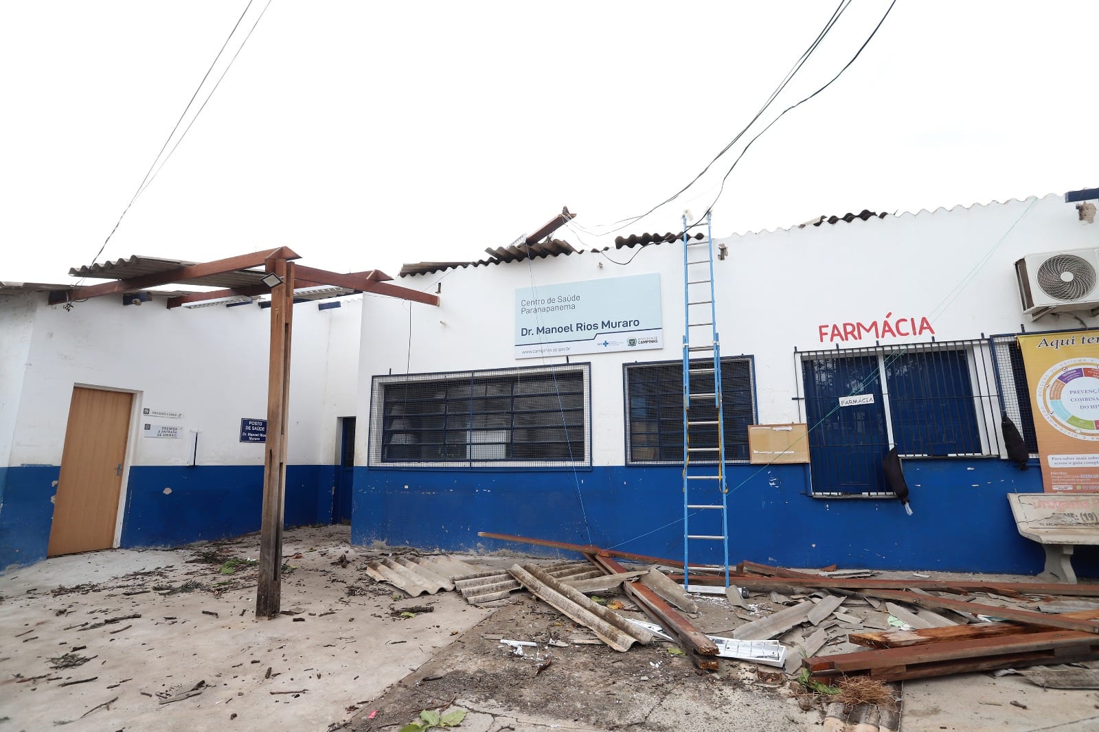 Centro de Saúde Paranapanema ficará fechado por até 60 dias após temporal