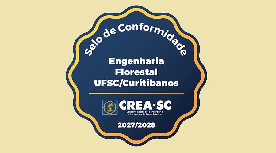 Engenharia Florestal da UFSC Curitibanos recebe Selo de Conformidade do Crea-SC