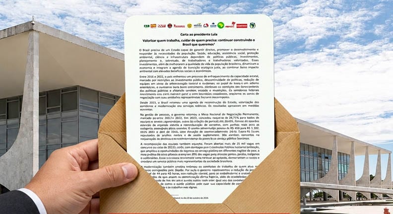 Sindicatos entregam carta a Esther Dweck por valorização de servidores
