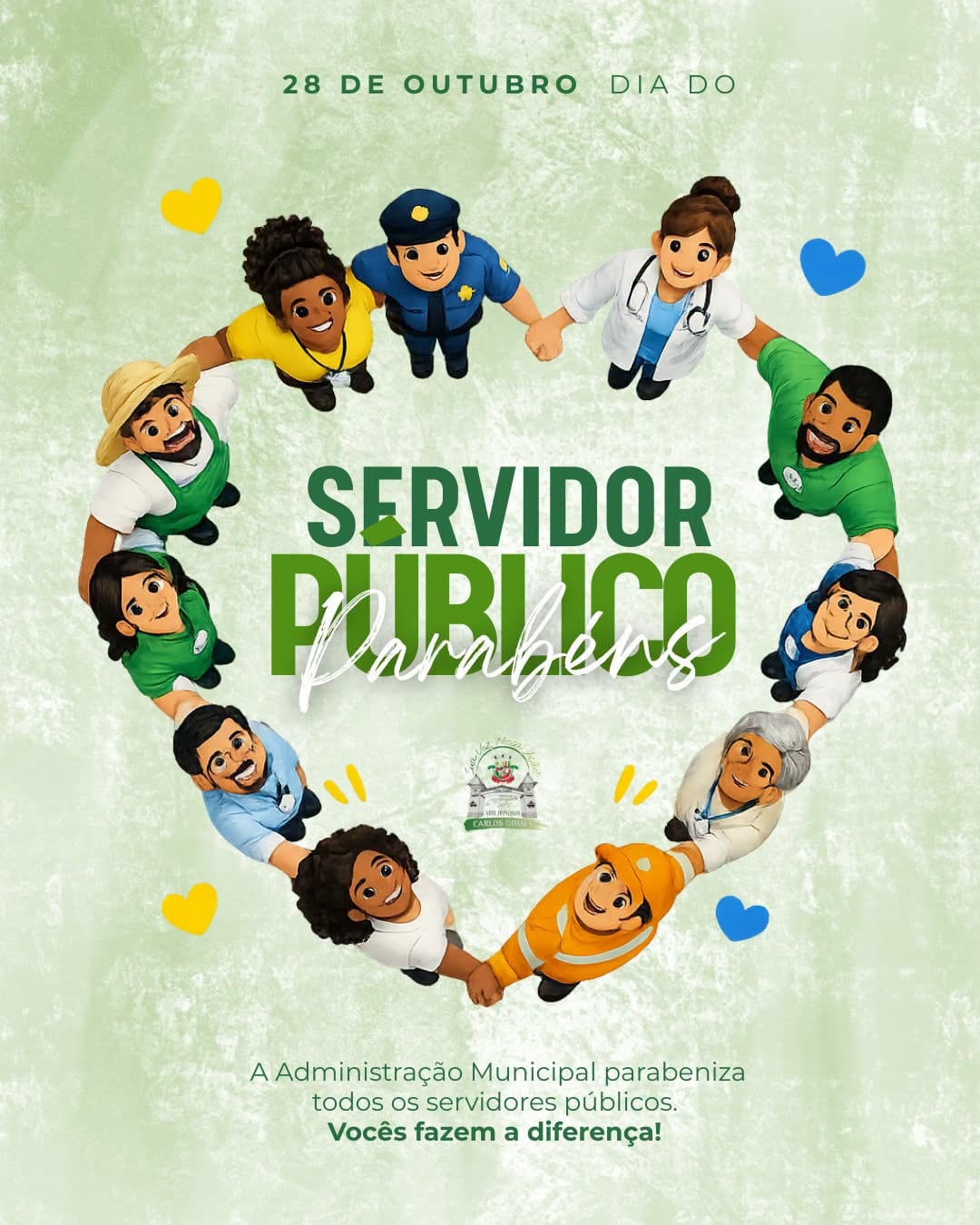 Prefeitura de Carlos Gomes homenageia servidores públicos pelo trabalho prestado à população