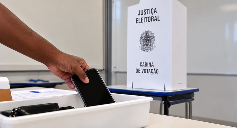 ELEIÇÕES 2026 – 2º TURNO – Uso de celular e de outros dispositivos eletrônicos é proibido na cabine de votação