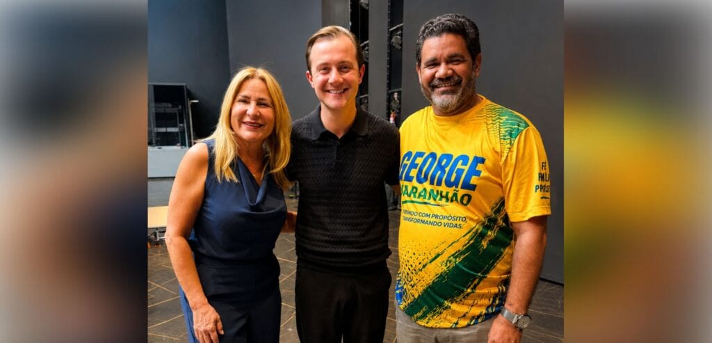 Valéria Pettersen e George Maranhão formalizam dobradinha após culto na Igreja Impactados