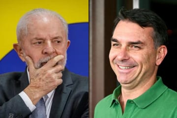 Pesquisa mostra Flávio quase seis pontos à frente de Lula no 2º turno