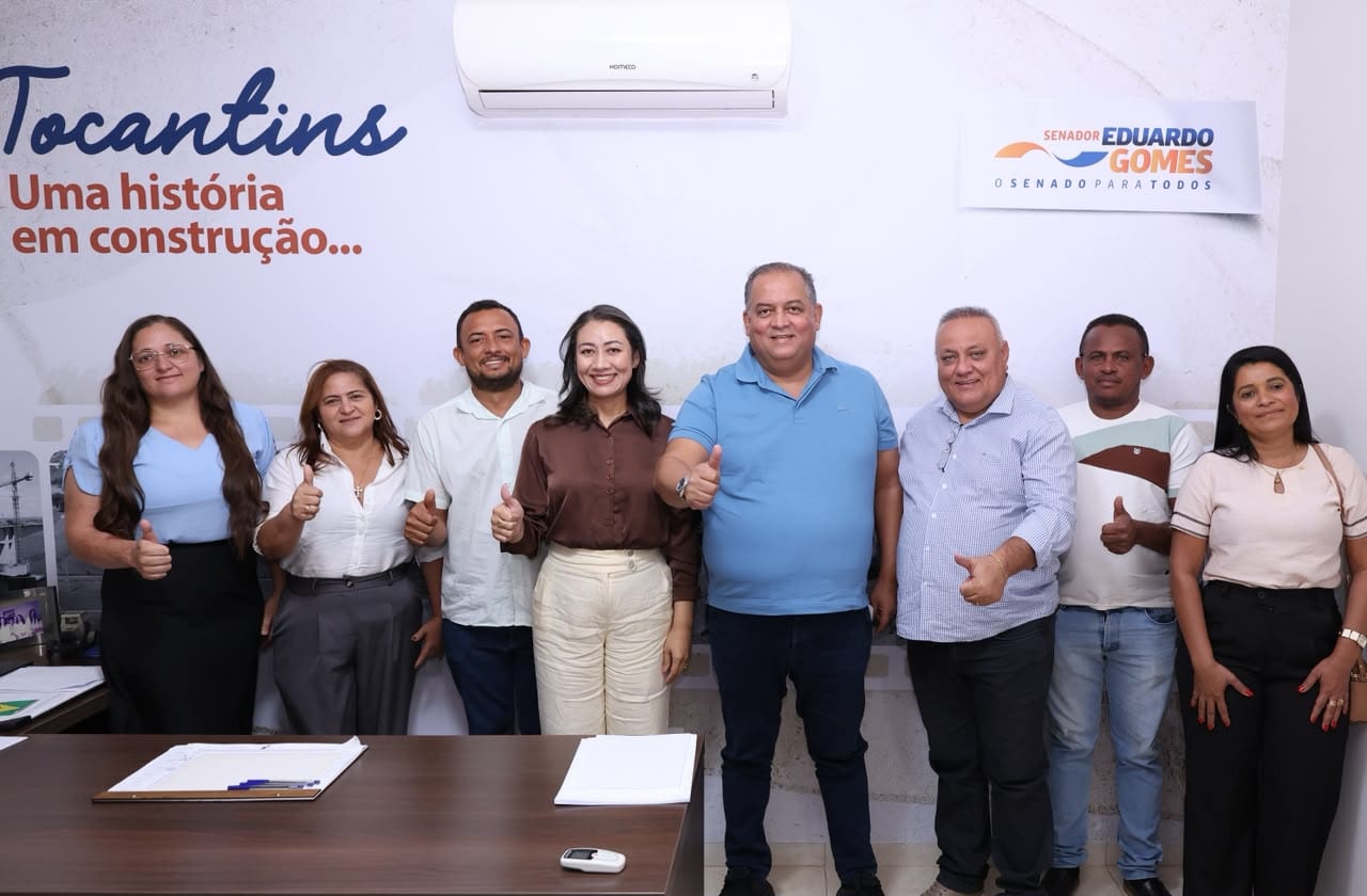 Senador Eduardo Gomes recebe apoio de lideranças de Rio Sono