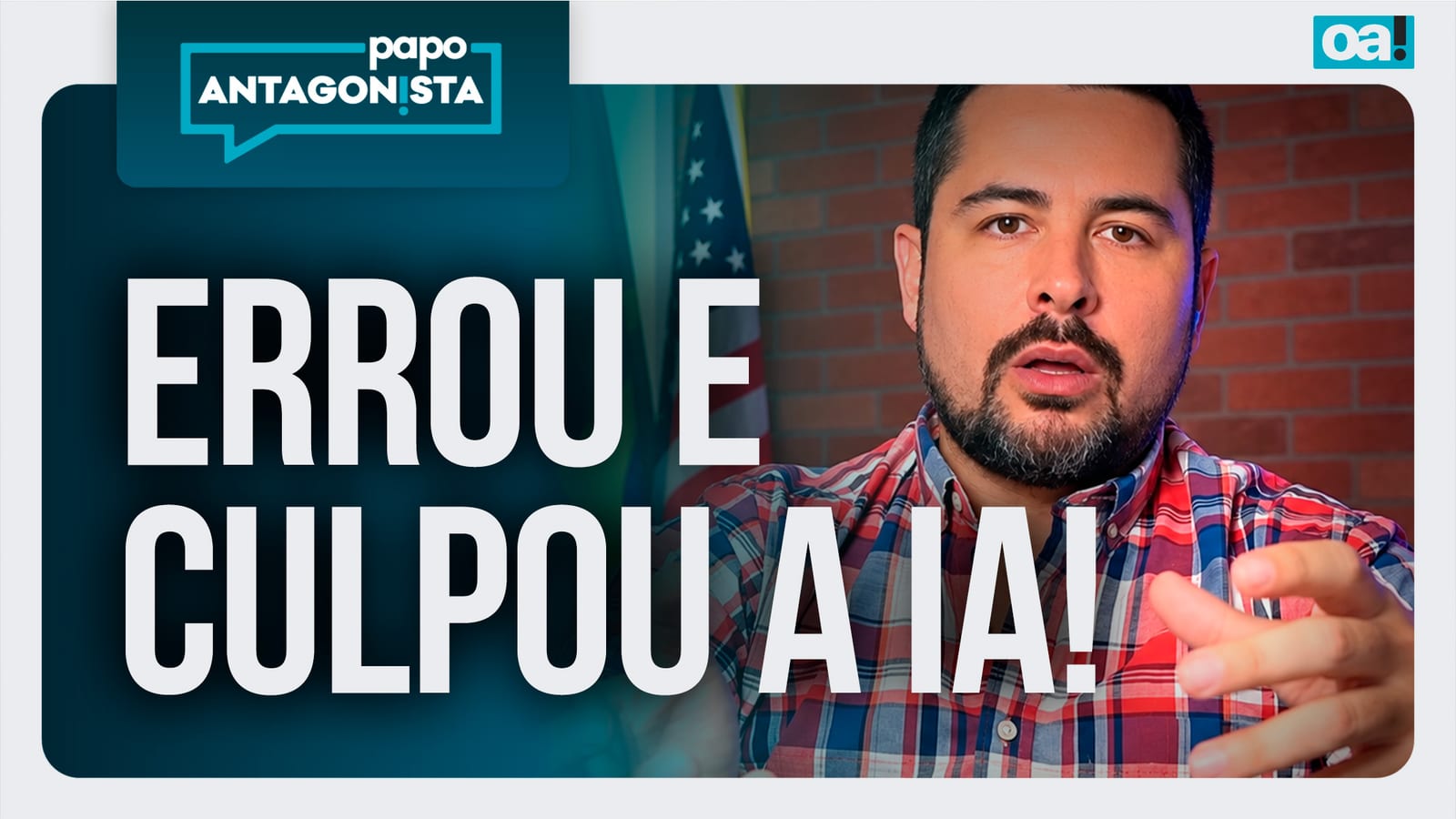 Papo Antagonista: Culpa da IA? Paulo Figueiredo justifica erros em carta de Flávio