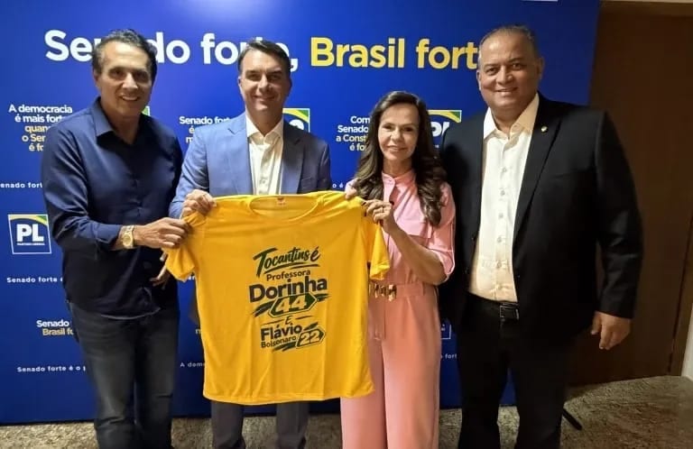 Eduardo Gomes confirma visita de Flávio Bolsonaro a Palmas no dia 20 de outubro