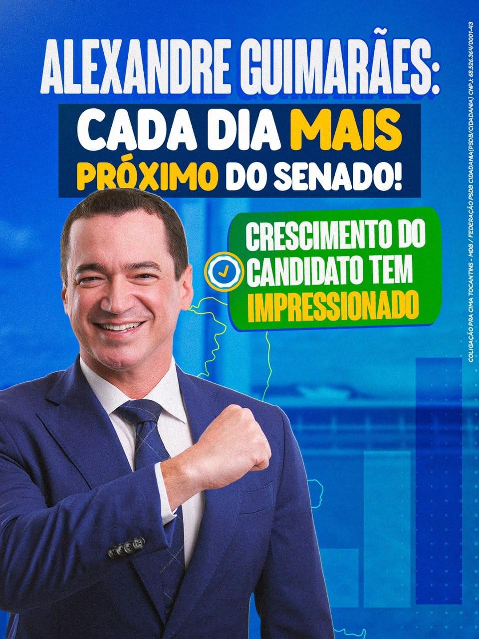 Alexandre Guimarães amplia presença no Tocantins; candidatura ao Senado cresce