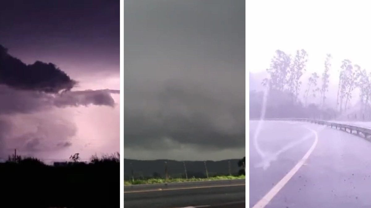 Após 4 dias de viagem, caçadores de tempestades registram supercélula no Paraná e retornam para identificar estragos de