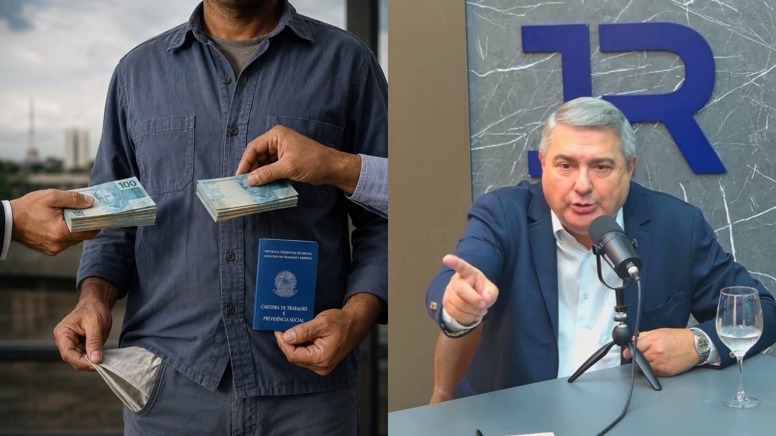 Custa R$ 10 mil e leva R$ 3.850 pra casa: Lunelli diz que governo está “tirando da boca” do trabalhador
