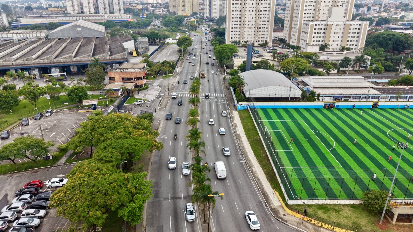 Santo André inicia obras de corredor de ônibus nas avenidas Santos Dumont e Pirelli